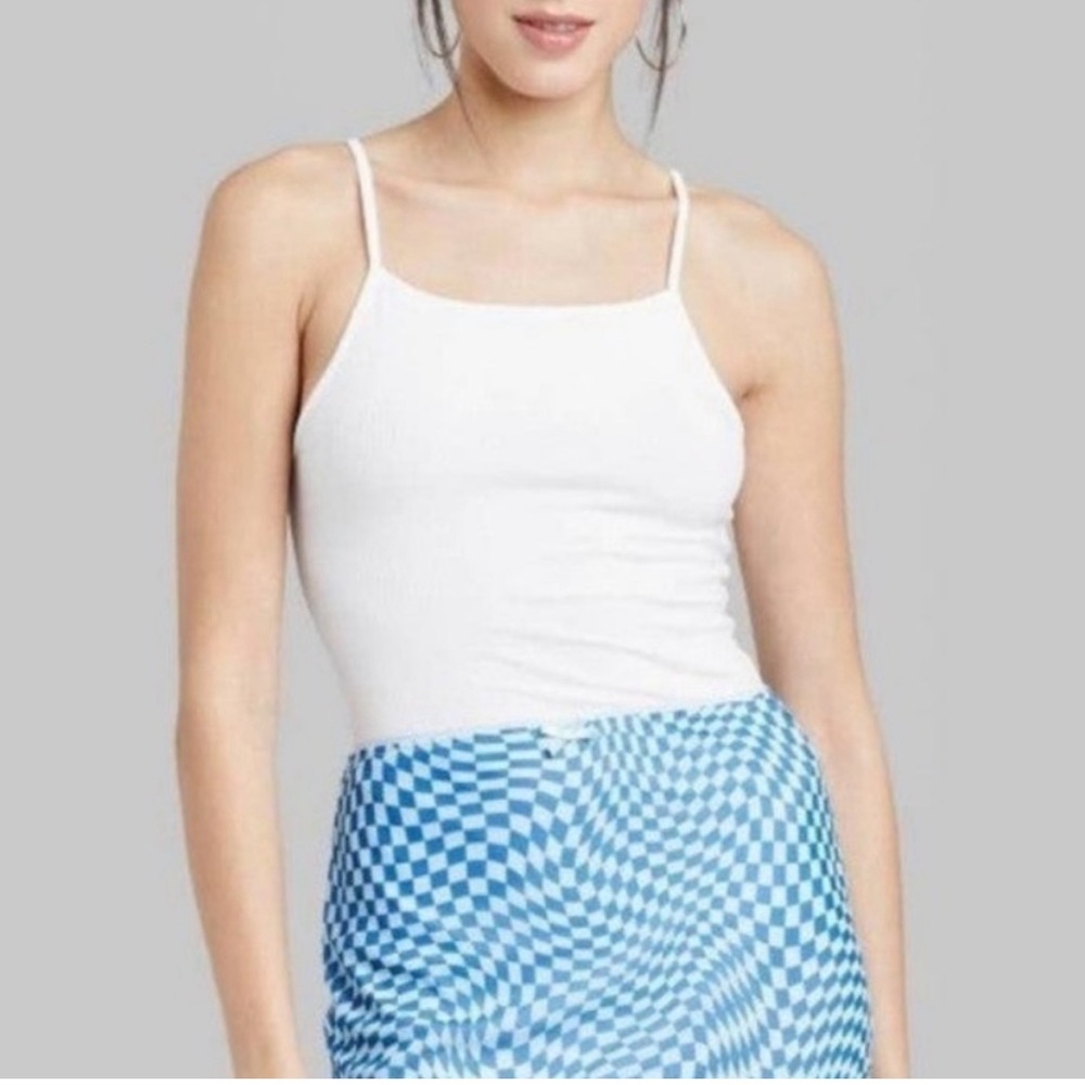 19. Wild Fable White Tank Bodysuit